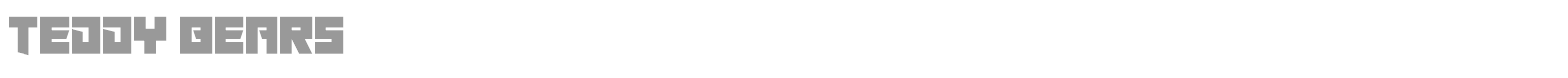 Teddy Bears font preview